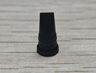 JT1033-6 Diameter 5mm Height 9.9mm Pressure 5Kpa EPDM Black Micro DuckBill Valve