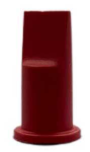 JT1076-1 Diameter 11.15mm Height 20.95mm Hardness 60 EPDM Red One Way Check Duckbill Valve