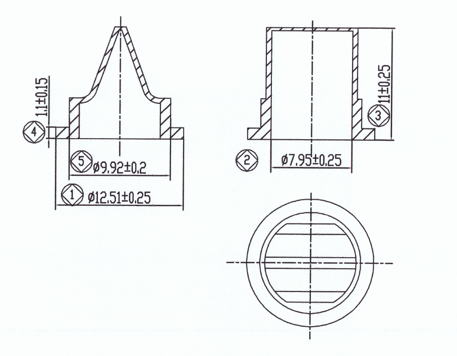 JT1170.DuckBill.Valve .Factory.Drawing